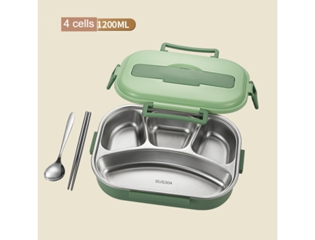 Fiambrera Bento a prueba de fugas para adultos - Fiambrera y vajilla y bolsa-1.2L LUUCOZK