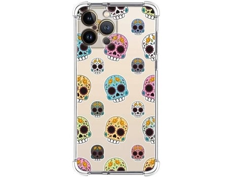 Carcasa iPhone 13 Pro Max (6.7) TUMUNDOSMARTPHONE Catrina Dibujos Multicolor