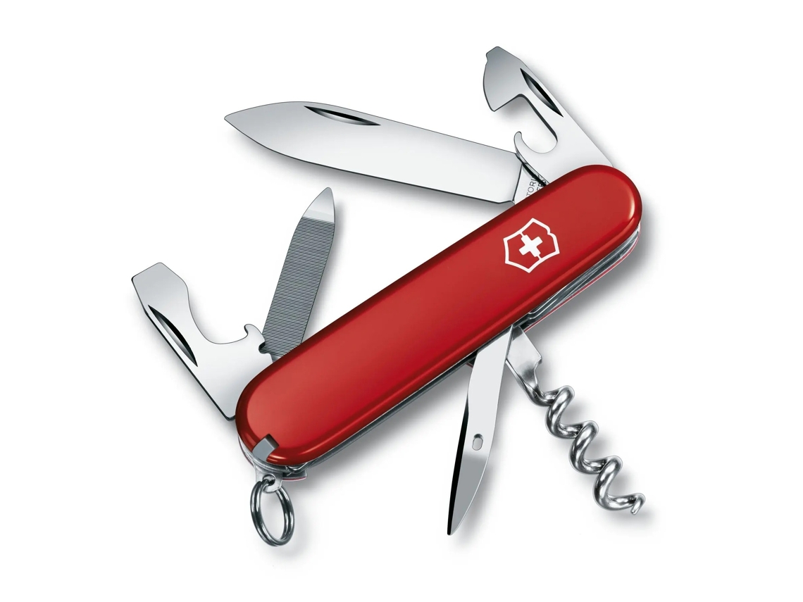 Canivete Swiss VICTORINOX Sportsman Swiss Ejército Knife Con Keyring 13 Funciones Genuinas Suizas
