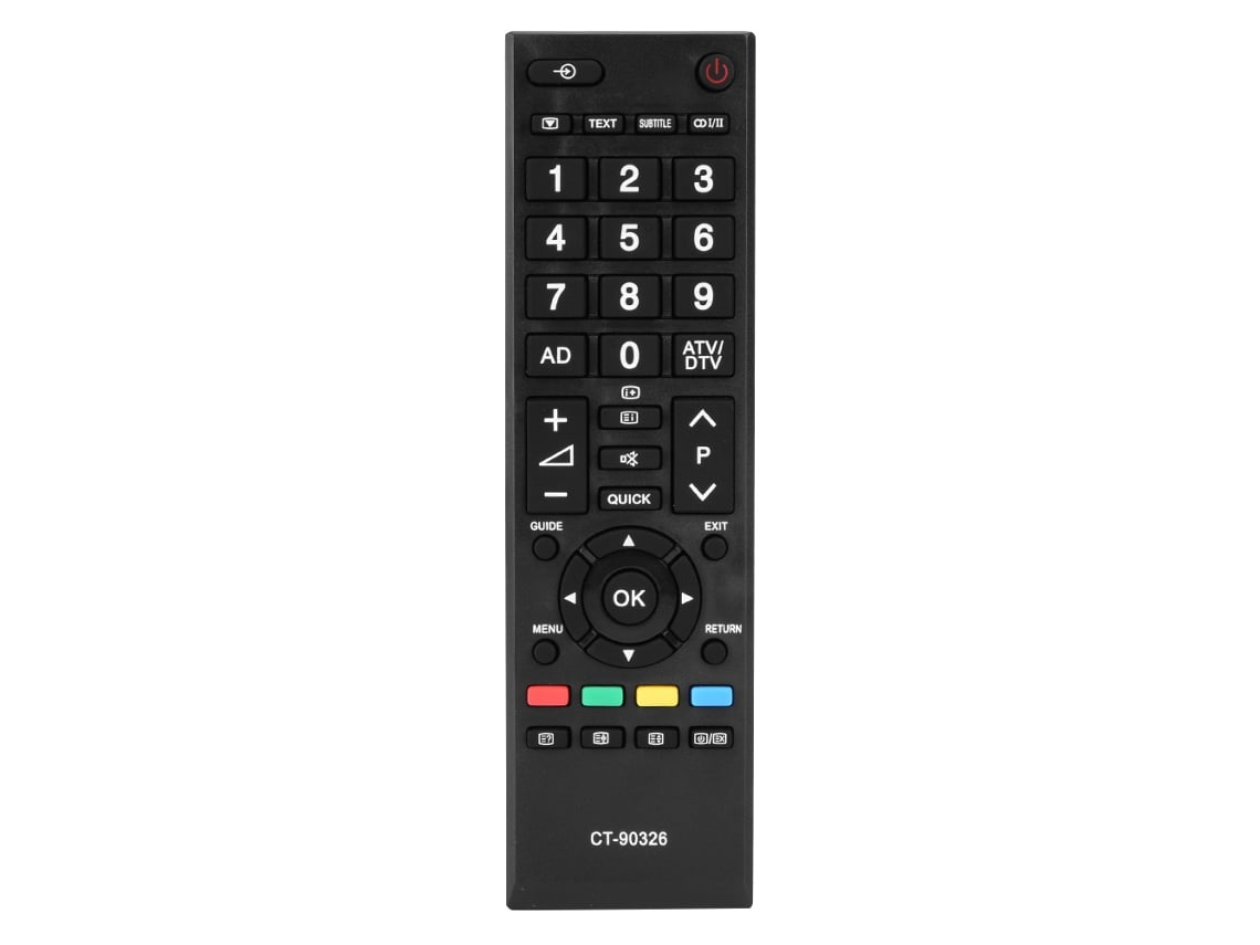 Control remoto multifuncional de repuesto CT-90326 para televisores Toshiba - Alta calidad