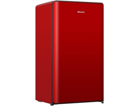 Frigorífico 1 Puerta HISENSE RR106D4CRF (Estático - 86.7 cm - 82 L - Rojo)