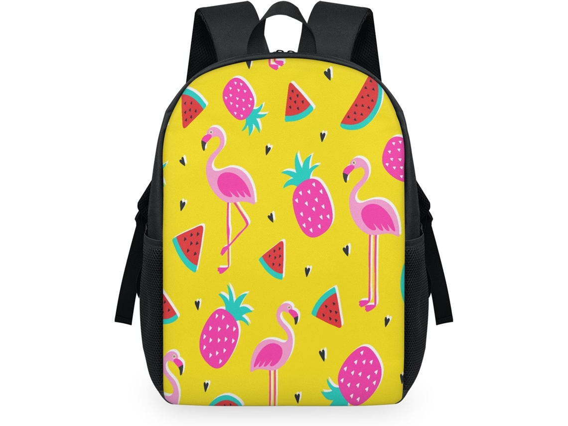 Mochila Tropicallife Para Niños Niñas Hombres Mujeres Diseño Flamencos Sandías Piñas 32 5 X 15 44 9 Cm