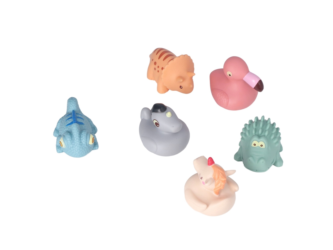 Dan26-6 Pcs Bloques Suaves De Construcción Para Bebés, Juguetes Educativos Sensoriales Animales Para Masticar, Apilar Y Apretar