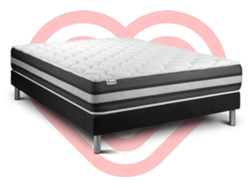 Conjunto Somier Vital Spring Zen 150 X 200 Cm Negro