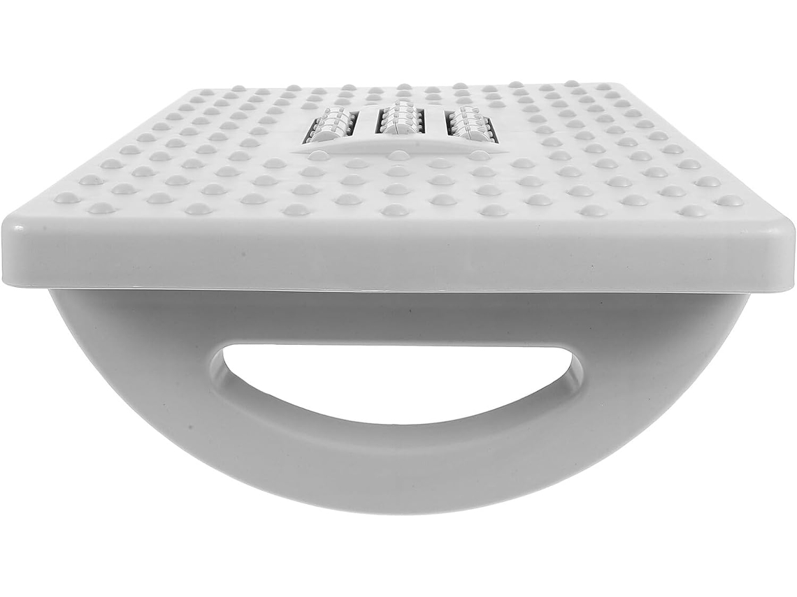 Reposapiés Ergonómico De Oficina Con Función Giratoria, Taburete De Plástico Antideslizante.