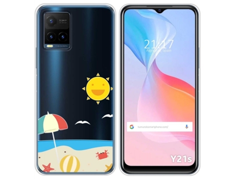 Carcasa Vivo Y21s / Y33s TUMUNDOSMARTPHONE Dibujos Transparente Multicolor