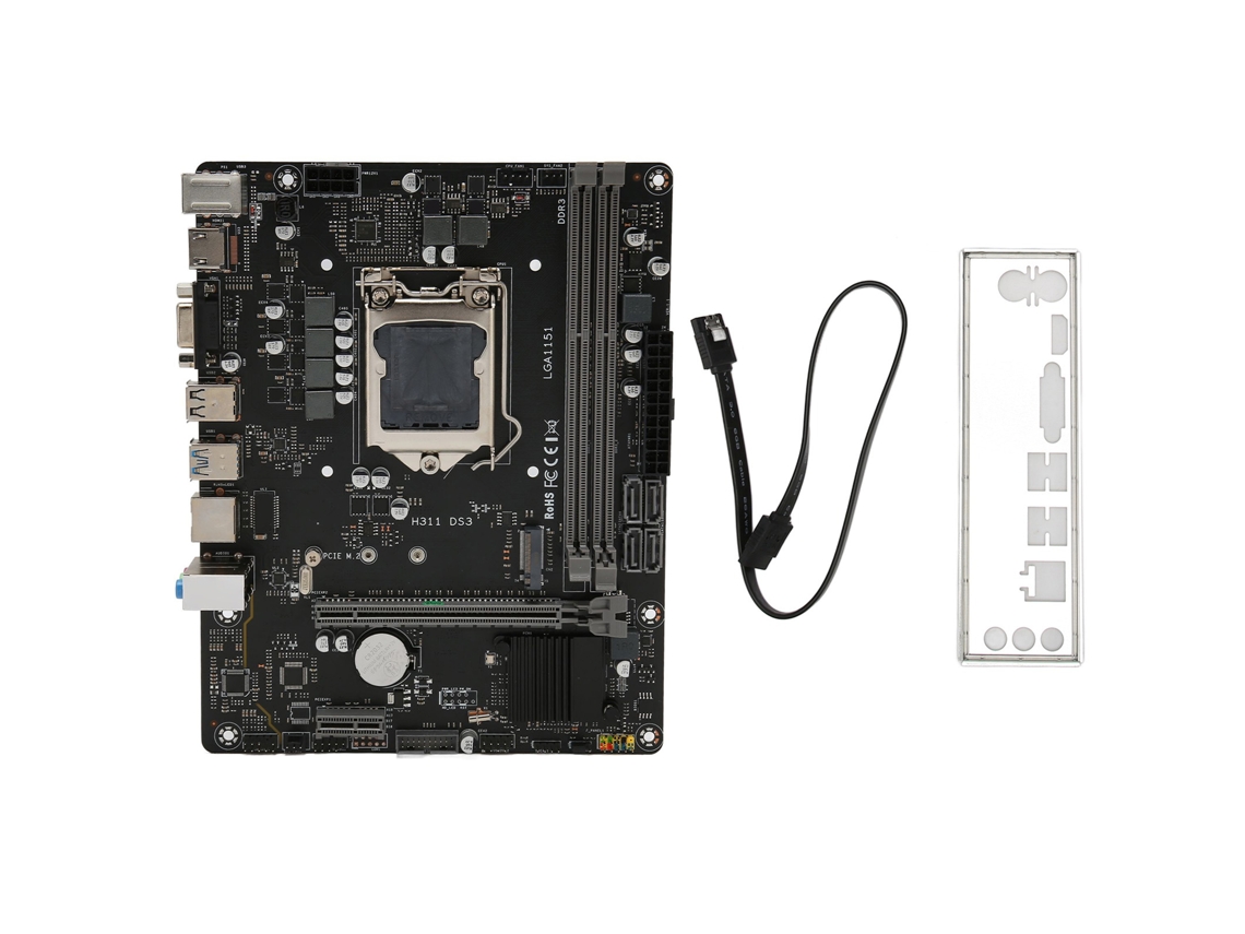 Placa Base De Escritorio Ddr3 Lga 1151 H311 Con M.2 Pcie 4 Sata 3.0 Usb3.0/2.0 Vga Hd