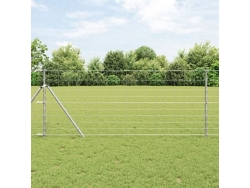 Cerca de campo de acero galvanizado de 1 x 25 m Wsd792739 Lovely Home