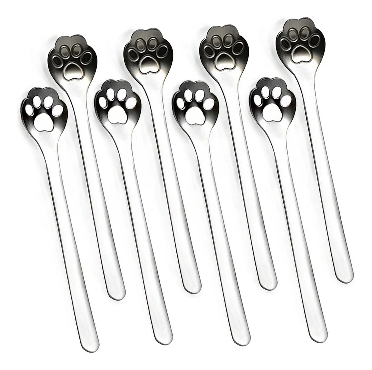 Paquete de 8 cucharillas de té de acero inoxidable Slowmoose Legs