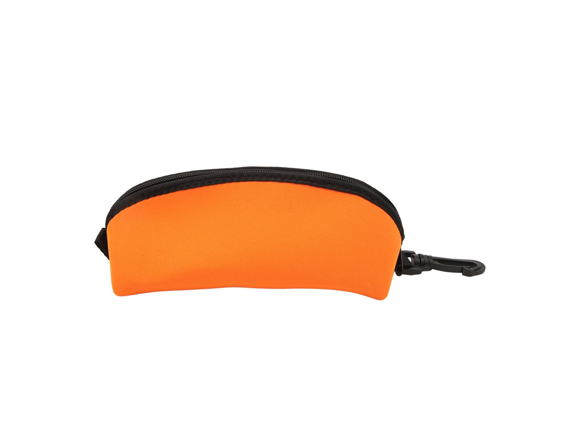 Bolsa De Almacenamiento Portátil De Neopreno Resistente A Caídas Para Gafas De Buceo, Color Naranja.