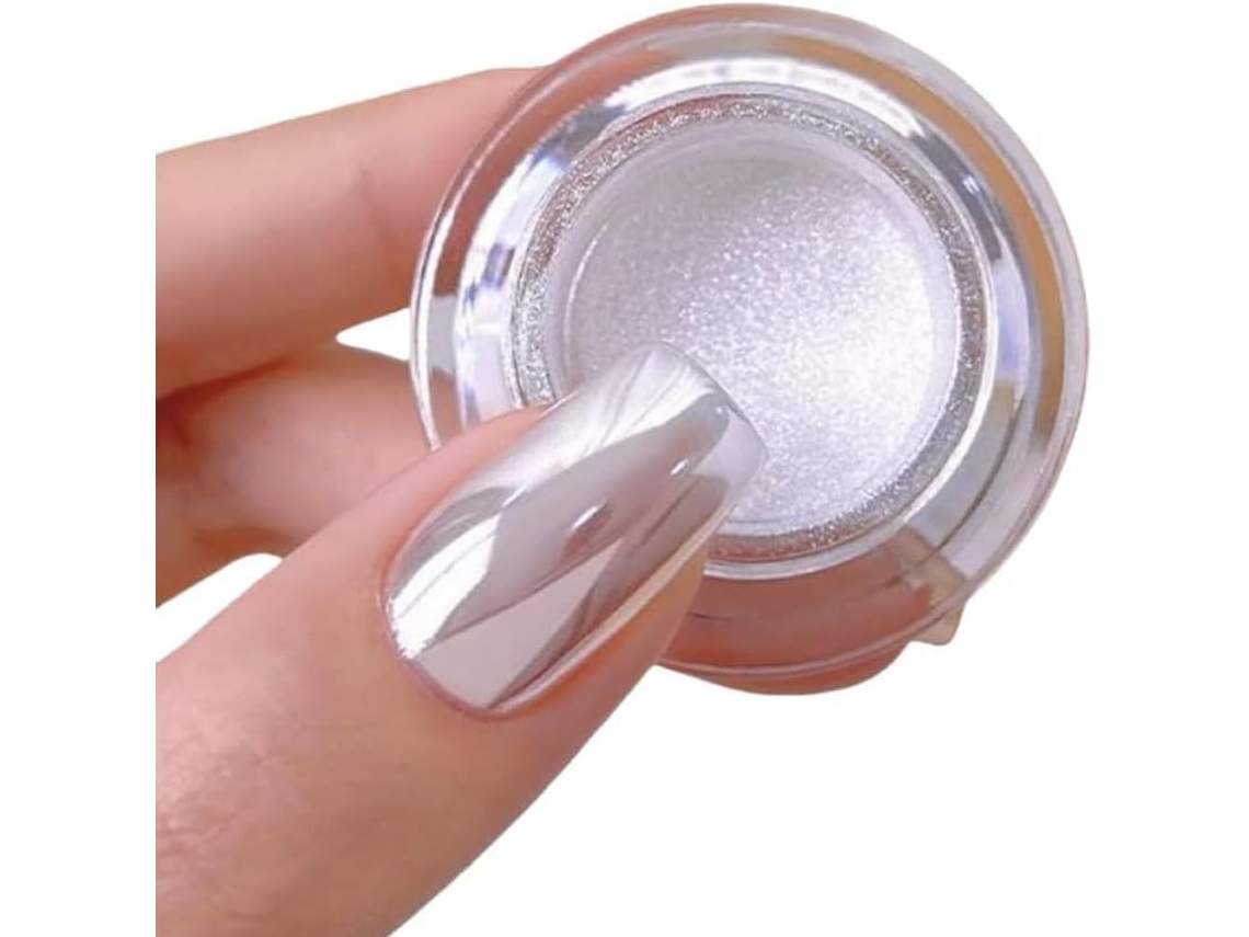 Polvo para uñas Lunar - Efecto perla - Neón metálico - Sirena - Polvo brillante - Perla brillante