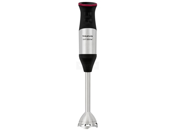 Batidora de mano TAURUS Bapi 1200 Inox 9 (900 W - Negro e Inox)