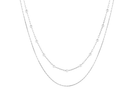 Collar Mujer TWOBROTHERS Doble Perla