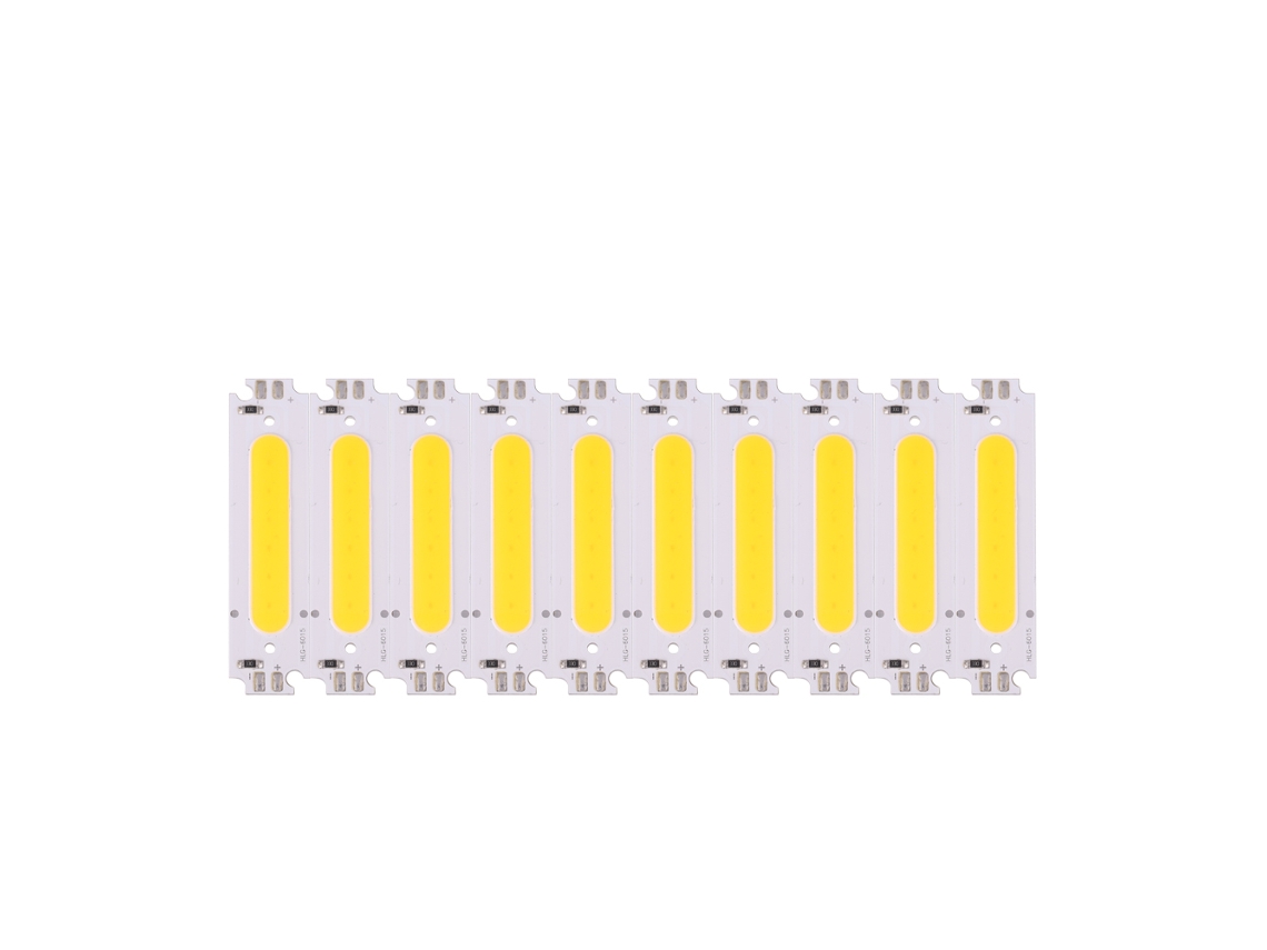 10 Chips Cob De 12 V Y 2 W, Luz Blanca Cálida Para Iluminación Led Diy.