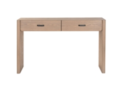 Consola Abeto Metal Marron 131x37x81cm