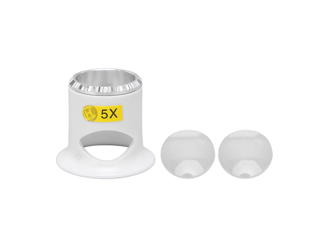 Lupa De Joyero Con Lentes Ópticas De 3x, 5x Y 10x Para La Reparación De Relojes, Monedas, Sellos Y Plantas.