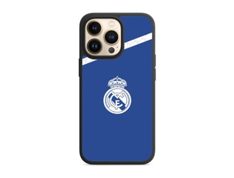 Funda PHONECASES3D iPhone 13 Pro - Oficial Real Madrid (Piel Sintética - Negro)