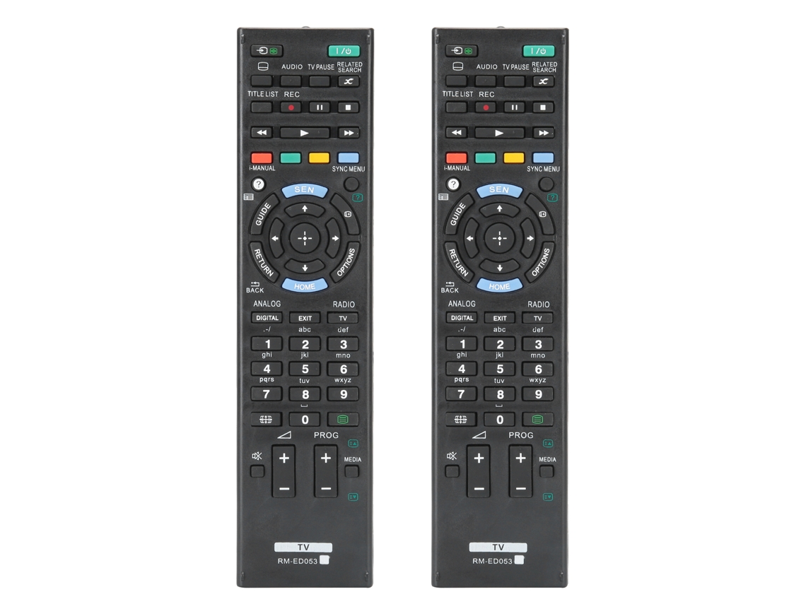 2 Mandos A Distancia Universales Multifuncionales Para Televisores Sony Kdl-32w650a Y Kdl-42w650a