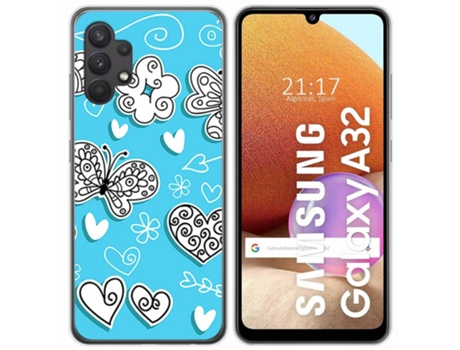 Carcasa Samsung Galaxy A32 4G TUMUNDOSMARTPHONE Dibujos Multicolor