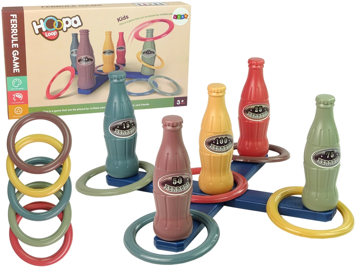 Juego de manualidades de lanzamiento de botellas con consejos de B.active