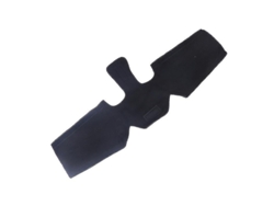 Protetor de pescoço para cintas CPAP/BiPAP, confortável, universal, lavável, poliéster, preto.