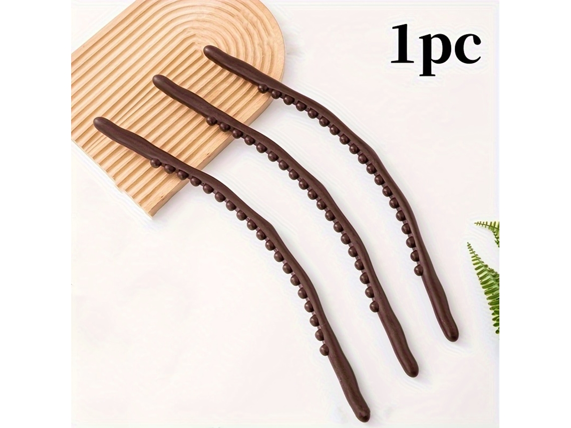 Varilla de masaje meridiano con 19 perlas, apta para cuello, cintura, espalda y abdomen, compacta, recargable, para uso diario... STELASPLEN