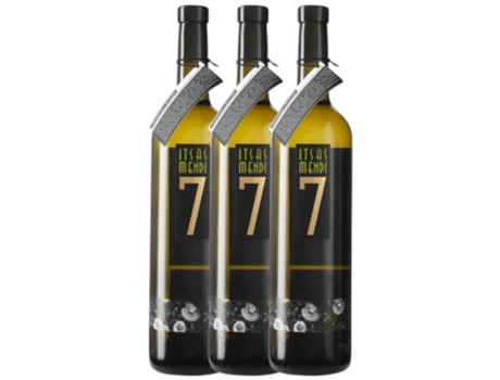 Vino ITSASMENDI Itsasmendi Txakoli Nº 7 Hondarribi Zerratia Bizkaiko Txakolina (0.75 L - 3 unidades)