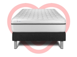 Set Vital Spa Kit Somier 120 X 190 Cm Negro