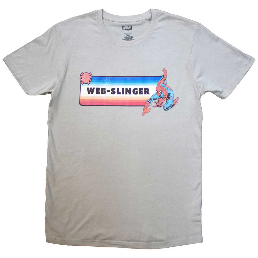 Rockinstone Unisex Marvel Comics Spider-man Web-slinger Camiseta Classic-xl