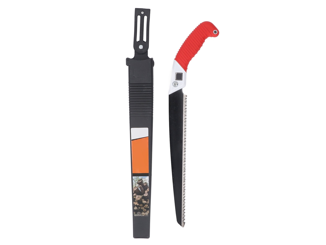 Sierra De Mano Para Trabajar La Madera Con Dientes Finos, Mini Sierra Extraíble, Corte Nivelado Para Madera, 470 Mm.