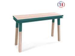 Consola Rectangular MON PETIT MEUBLE FRANÇAIS (Azul Gris Lehon - Madera - 140 x 90 x 45 cm)