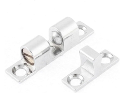 Aexit Pestillo De Rodillo De Doble Bola Para Muebles Armarios 40mm X 9mm Tonos Plata