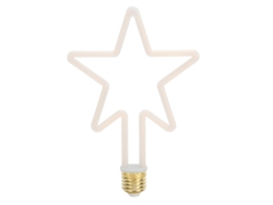 2026-bombilla Led Decorativa E27 8w 2700k Luz Estrella De 5 Puntas Para Festivales Interior 220-240v
