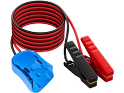 Adaptador De Batería De Alta Corriente De 12 Awg Con Clips De Seguridad Y Exterior