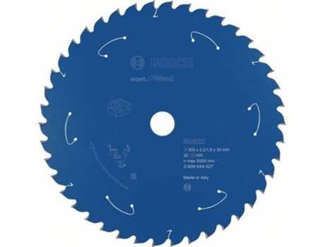Disco de Sierra Circular BOSCH Para Sierra Sin Cables Expert para Madera 305x2.2/1.6x30 T42 para Sierras Meia-Esquadria