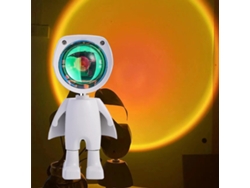 FNINIJEDE Lâmpada Astronauta Led Projeção Arco-Íris Usb