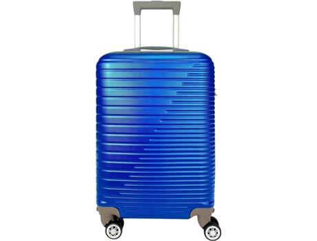 Maleta de Cabina Equipaje de Mano Trolley rígida 4 Ruedas giratorias pequeña 55x35x22cm Compatible con las aerolíneas (Azul) COSHANO