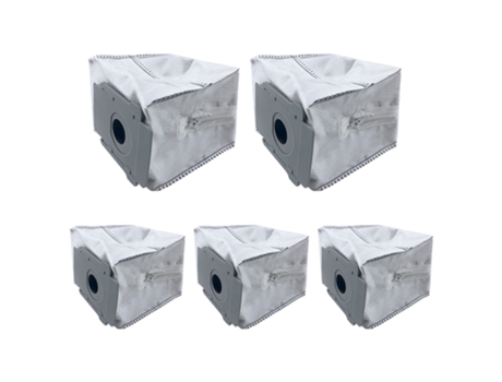 5 uds para iRobot Roomba i7 E5 E6 S9 S9 Plus Robot repuestos de aspiradora bolsa con cierre de polvo de carbón activado bolsas