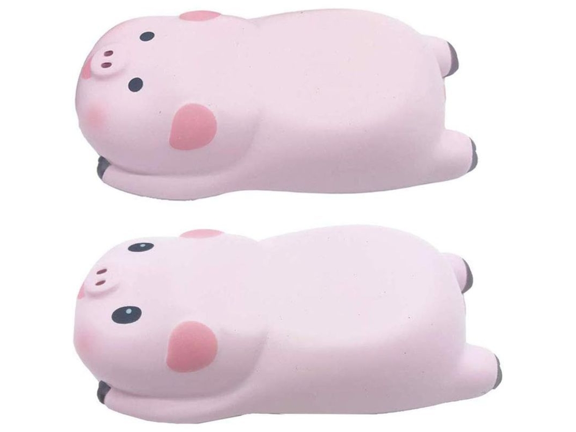 Alfombrilla De Ratón Con Reposamuñecas, Diseño Ergonómico De Minicerdito De Dibujos Animados (2 Unidades, Rosa)