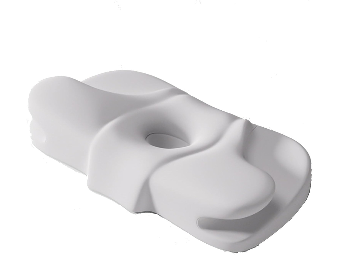 Almohada Cervical Ergonómica De Espuma Viscoelástica Transpirable Adecuada Para Aliviar El Dolor De Cuello (gris Claro) Cuich