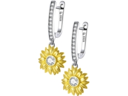 Pendientes Florales Con Forma De Girasol Para Niñas Y Mujeres.