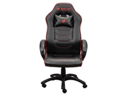 Silla Gaming NPLAY RULE 2.1 (Hasta 130 kg - Elevador a gas Clase 4 - Negro y Rojo)