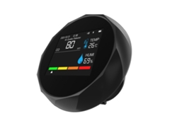 Detector Portátil De Monóxido De Carbono 6 En 1 Con Aplicación Bluetooth, Mide Co, Co2, Covt, Hcho, Temperatura Y Humedad.