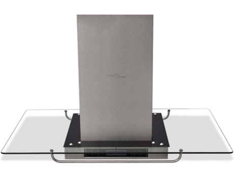 vidaXL Campana extractora para cocina isla con pantalla LCD