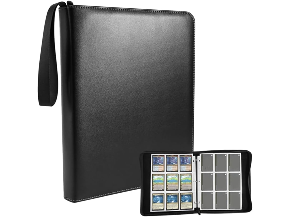 Archivador De 9 Bolsillos Para Tarjetas Coleccionables. Capacidad Para 900 Tarjetas: Deportivas, De Juegos De Cartas Coleccionables, De Créditos Y Cupones.