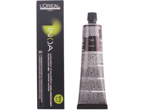 Tinte para el Pelo LOREAL Inoa 7.45 sin Amoniaco