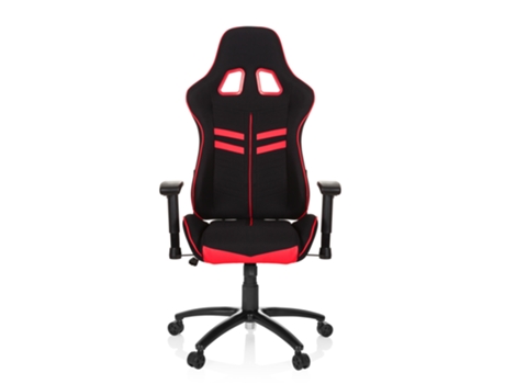 Silla Gaming HJH OFFICE League Pro (Hasta 120 kg - Elevador a Gas Clase 3 - Negro y Rojo)