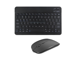 Teclado y ratón inalámbricos Bluetooth, compatibles con español e inglés. Mdug (10 pulgadas)