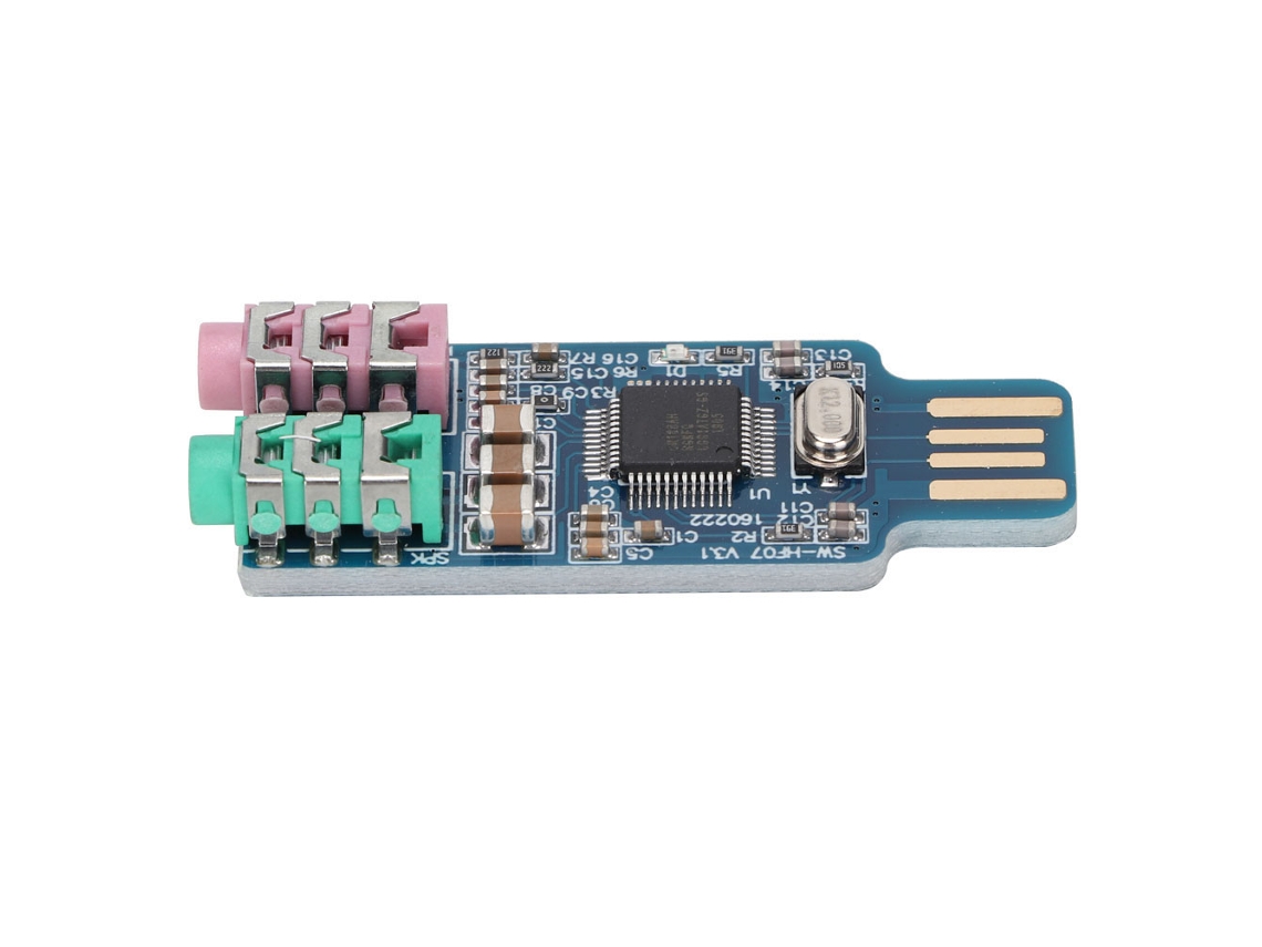 Veloriskku-tarjeta De Sonido Usb Externa Cm108 Adaptador De Audio Para Ordenador Portátil Sin Controlador