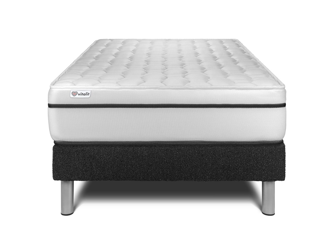 Canapé de Matrimonio Vital Spa Altura VITALIT Negro (90x200)